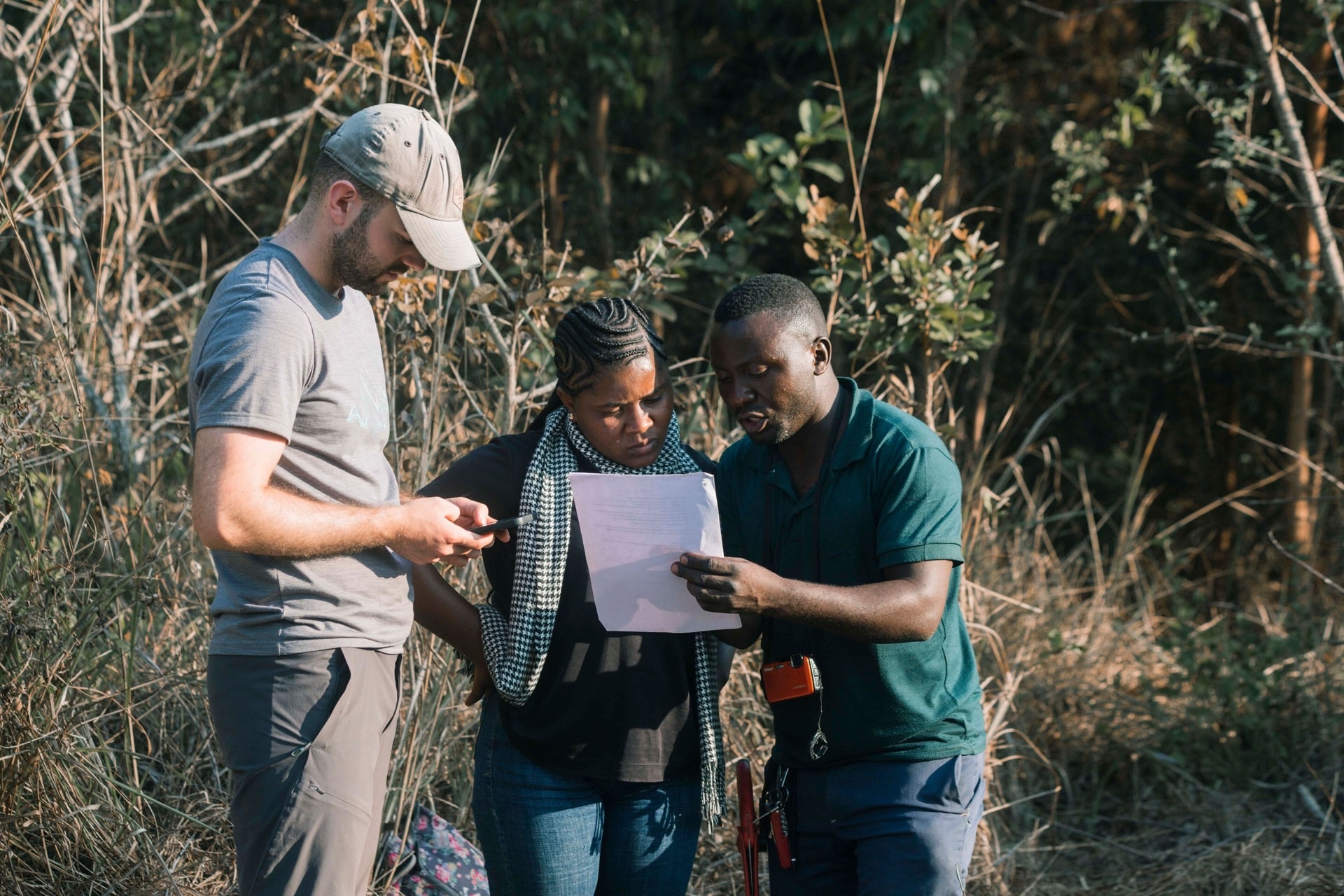 Team member working in Tanzania